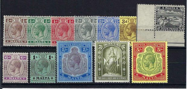 Image of Malta SG 69/88 UMM British Commonwealth Stamp
